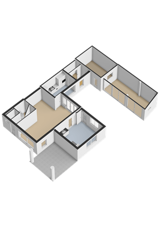 Floorplan - Zuidwenk 59, 3751 CB Bunschoten-Spakenburg